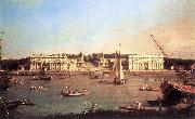 London: Greenwich Hospital from the North Bank of the Thames d Canaletto
