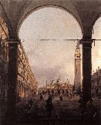Piazza San Marco: Looking East from the North-West Corner f Canaletto