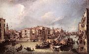 Grand Canal: Looking North-East toward the Rialto Bridge ffg Canaletto