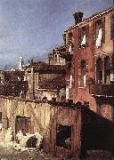 The Stonemason s Yard (detail) Canaletto