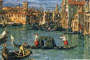 The Grand Canal and the Church of the Salute (detail) ffg Canaletto