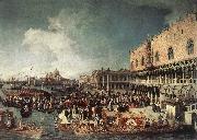 Reception of the Ambassador in the Doge s Palace Canaletto