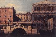 Capriccio: The Ponte della Pescaria and Buildings on the Quay d Canaletto