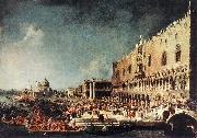 Arrival of the French Ambassador in Venice d Canaletto