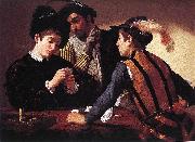 The Cardsharps f Caravaggio