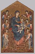 Virgin Enthroned with Angels dfg Cimabue