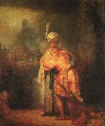 David's Farewell to Jonathan Rembrandt