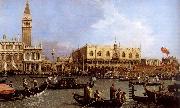 named Canaletto Venetie, the Bacino Tue S. Marco on Hemelvaartsdag Canaletto