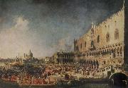 The Arrival of the French Ambassador in Venice Canaletto