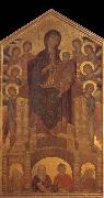 Throning Madonna with angels and prophets Cimabue