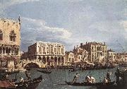 The Molo and the Riva degli Schiavoni from the Bacino di San Marco Canaletto