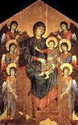 Madonna and Child in Majesty Surrounded by Angels Cimabue