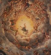 Correggio famous frescoes in Parma seems to melt the ceiling of the cathedral and draw the viewer into a gyre of spiritual ecstasy. Correggio