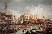 The Bucintore Returning to the Molo on Ascension Day c Canaletto