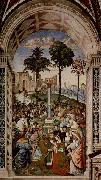 Fresco at the Siena Cathedral by Pinturicchio depicting Pope Pius II Pinturicchio