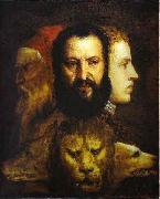 The Allegory of Age Governed by Prudence is thought to depict Titian, Titian