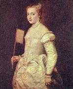 Portrat einer Dame in Weib Titian