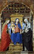 The Mystic Marriage of Saint Catherine of Alexandria and Saint Catherine of Siena Bergognone