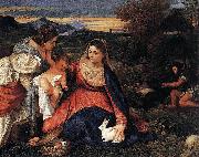 Die Madonna mit dem Kaninchen Titian