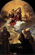 Madonna in Glory with the Christ Child and Sts Francis and Alvise with the Donor Titian