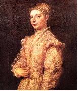 Portrait of Titians daughter Lavinia Titian