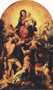 Madonna with Saint Sebastian Correggio