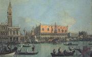 A View of the Ducal Palace in Venice (mk21) Canaletto