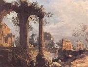 A Caprice View with Ruins (mk25) Canaletto