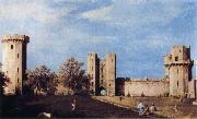 The Courtyard of the Castle of Warwick Canaletto