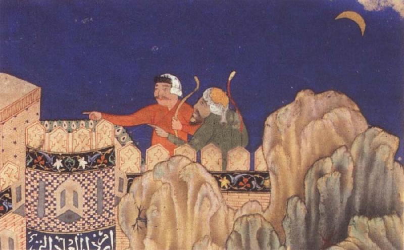 Bihzad The Crescent moon turned downwards