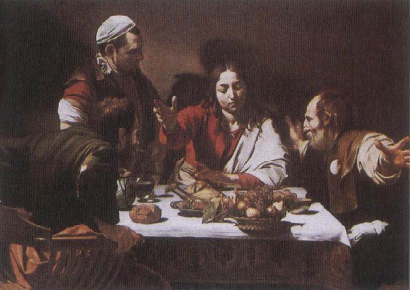 Caravaggio The Supper at Emmaus