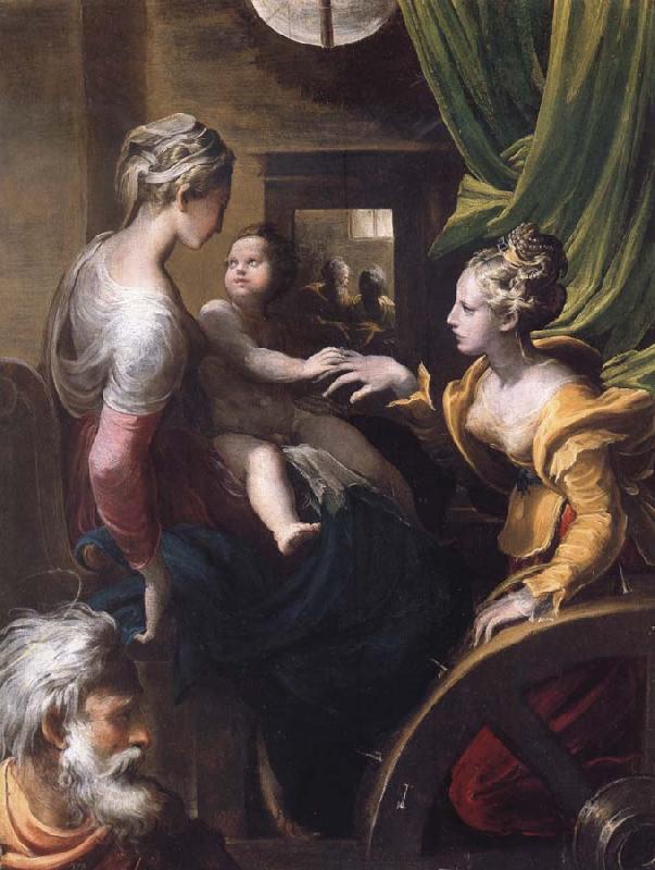 PARMIGIANINO The Mystic Marriage of Saint Catherine