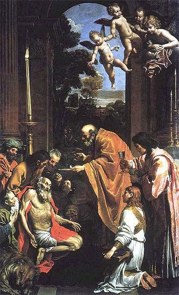 Domenichino Last Communion of St. Jerome,