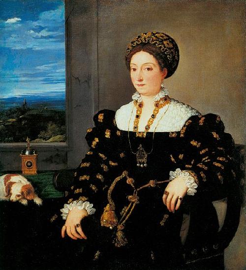 Titian Portrat der Eleonora Gonzaga