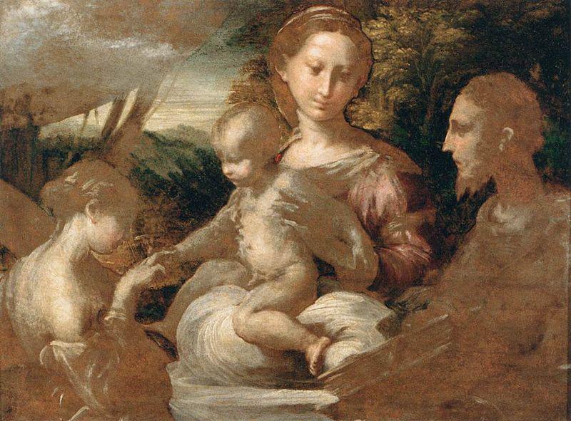 PARMIGIANINO The Mystic Marriage of St Catherine