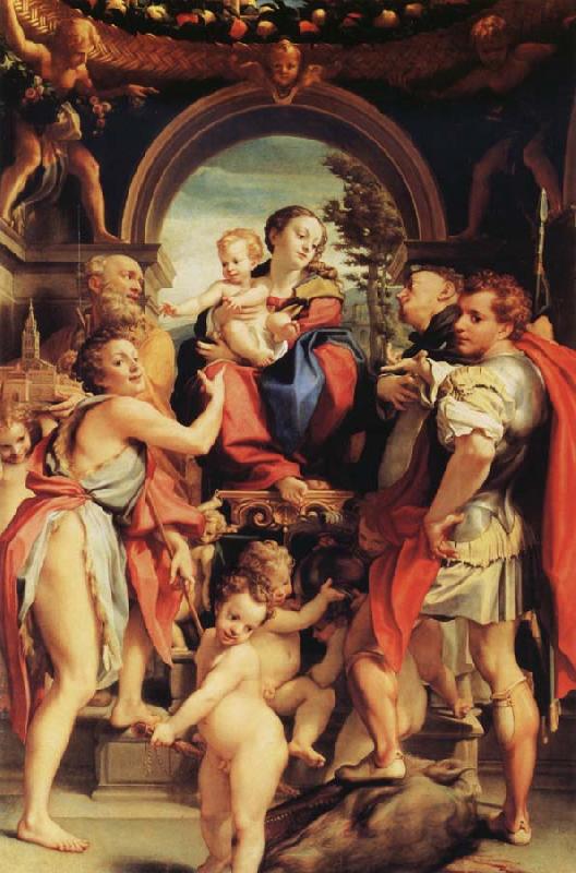 Correggio Madonna with Saint George
