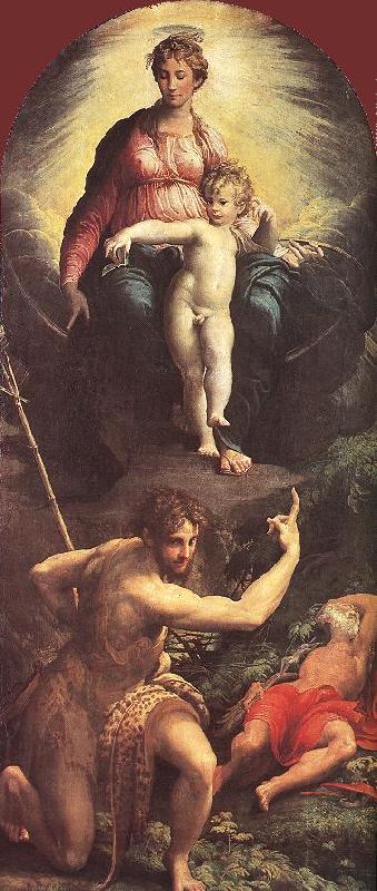 PARMIGIANINO The Vision of St Jerome