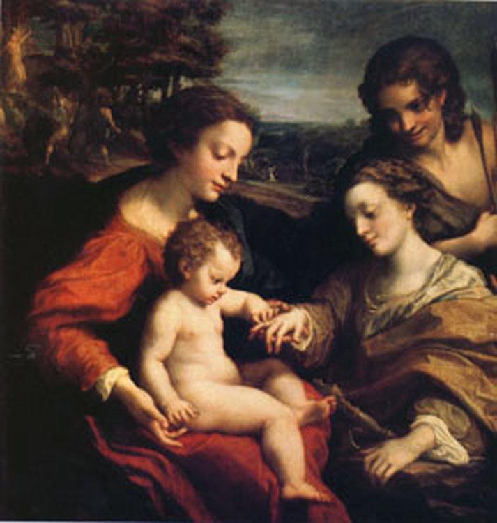 Correggio The Mystic Marriage (mk05)