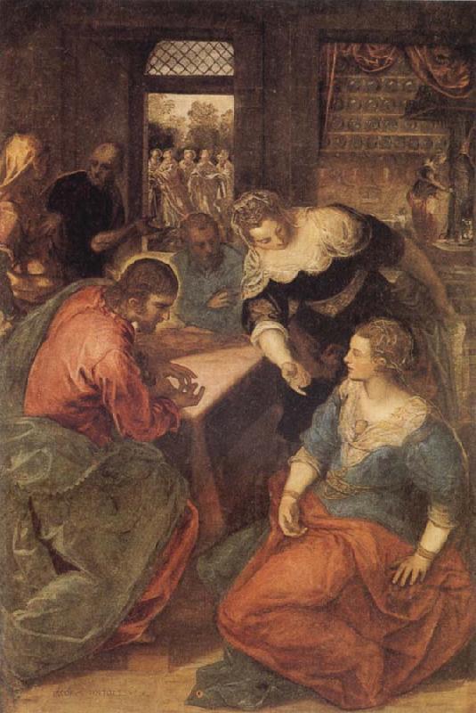 Tintoretto Christ with Mary and Martha